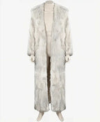 Ryan Gosling Ken White Shearling Women Fur Coat Zing Apparel