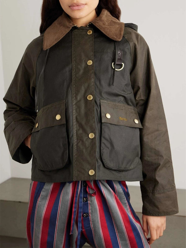 Barbour-Reighton-Spey-Hooded-Corduroy-Trimmed-Waxed-Cotton-Jacket-Brown