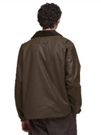 Barbour Century Wax Jacket Brown Back