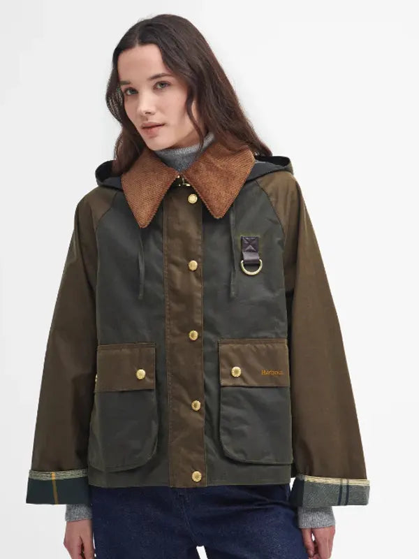 Barbour Reighton Waxed Cotton Jacket Women