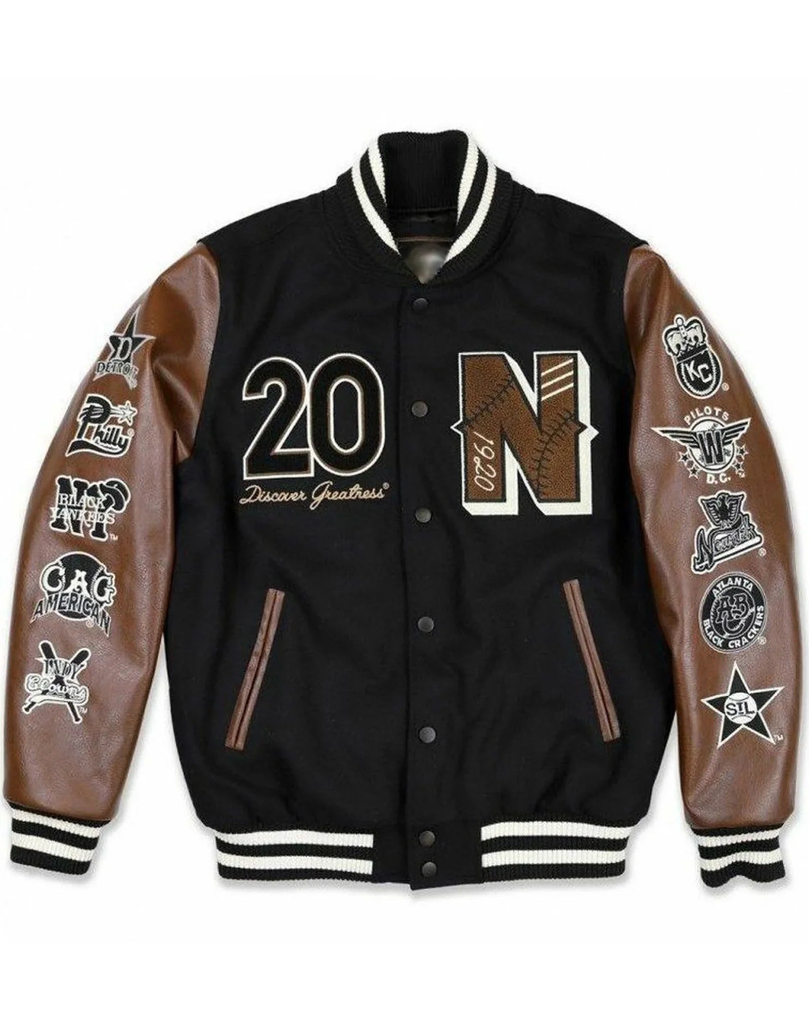 Baseball-Negro-League-Letterman-Jacket