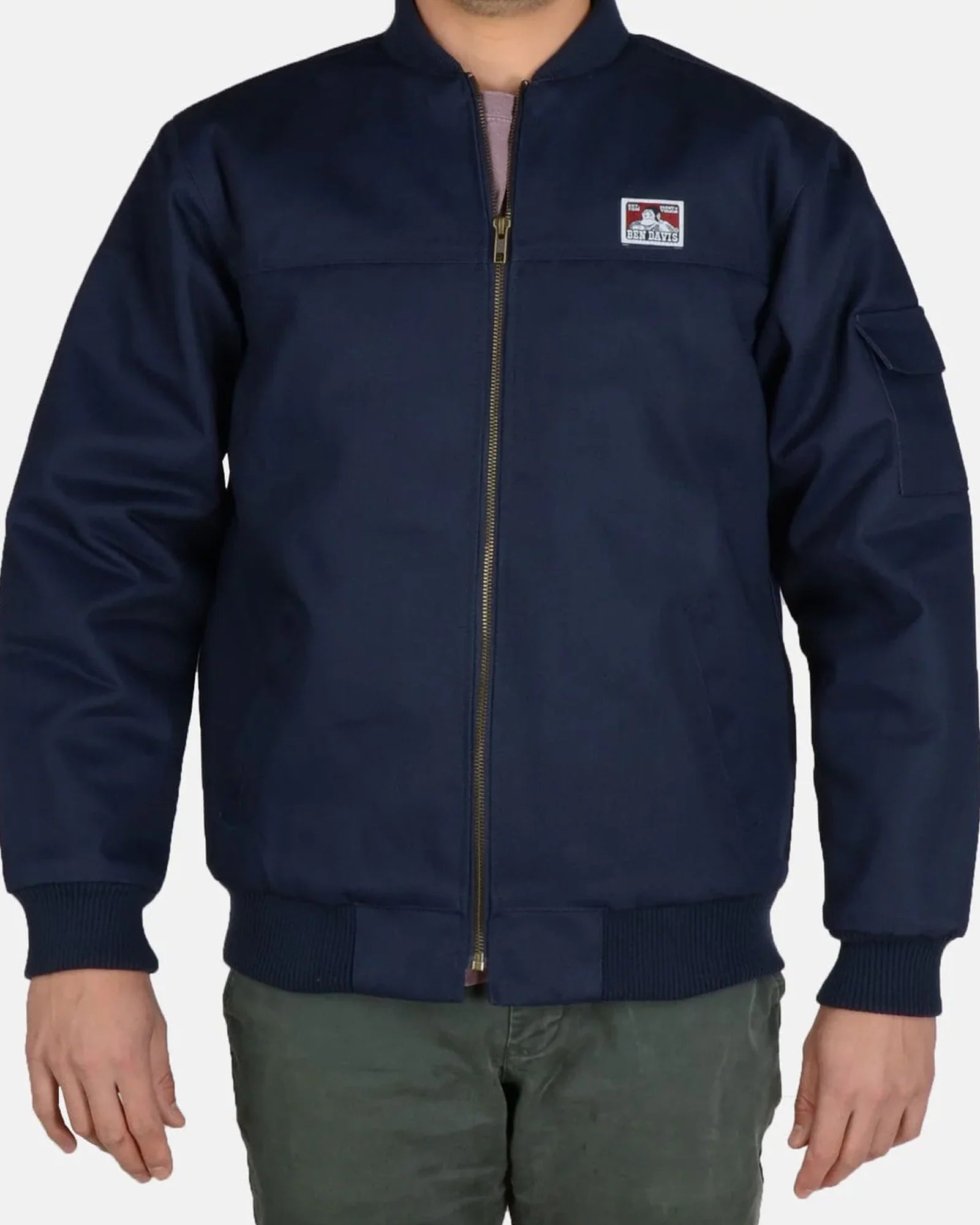 Ben-Davis-Bomber-Jacket-Blue