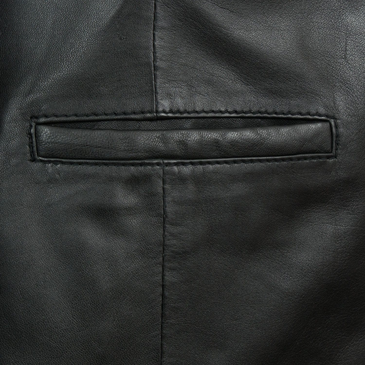 Fitted Leather Blazer Women Black Zing Apparel