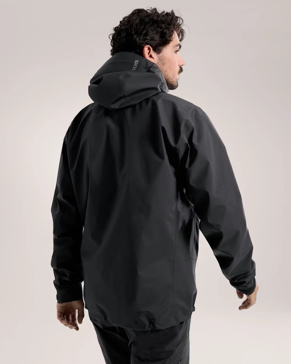 Black-Arcteryx-Beta-Lt-Jacket-Back-View