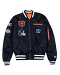 Black-Chicago-Bears-Bomber-Jacket
