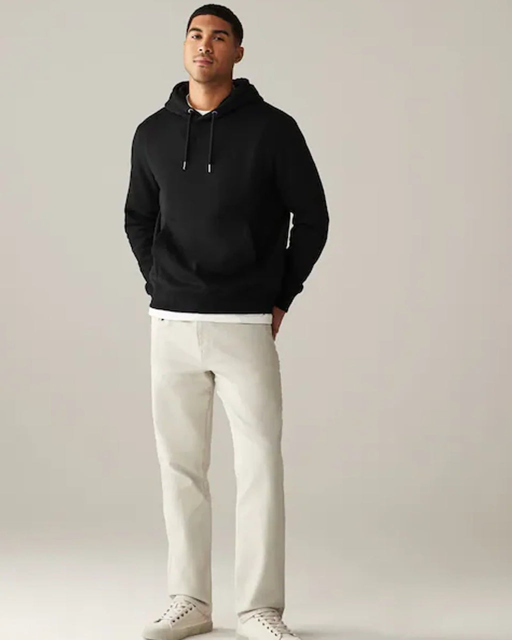 Black-Regular-Fit-Rich-Jersey-Fabric-Black-Hoodie