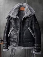 Black-Shearling-Leather-Jacket-Sale