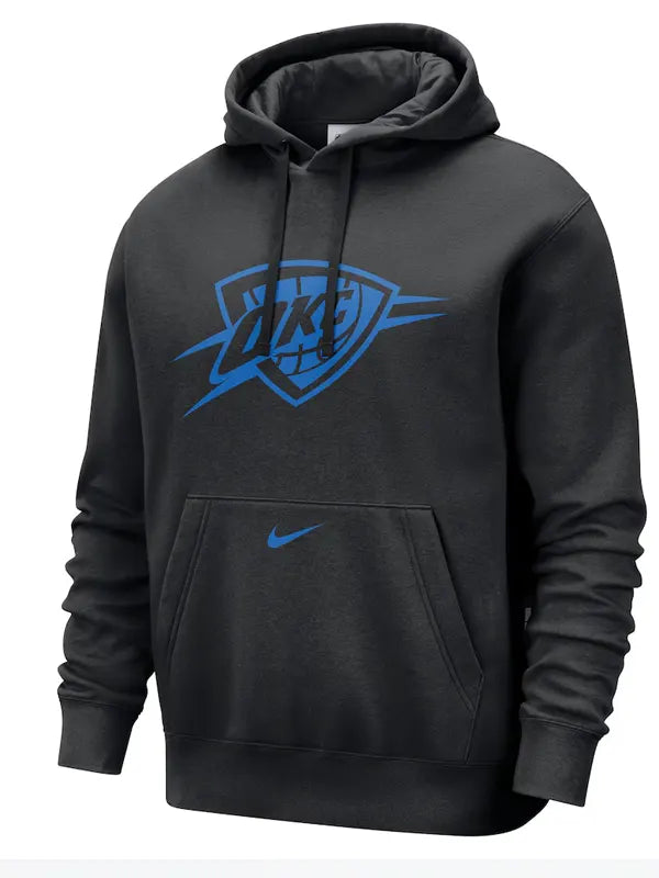 Black Okc Thunder Hoodie