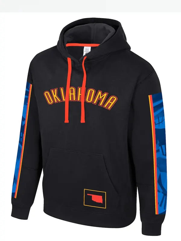 Black Okc Thunder Hoodie