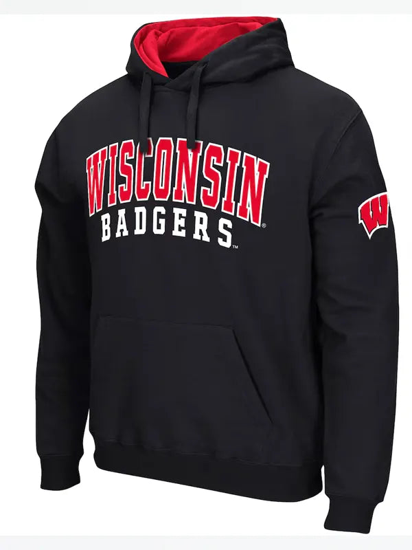 Black Wisconsin Badgers Hoodie