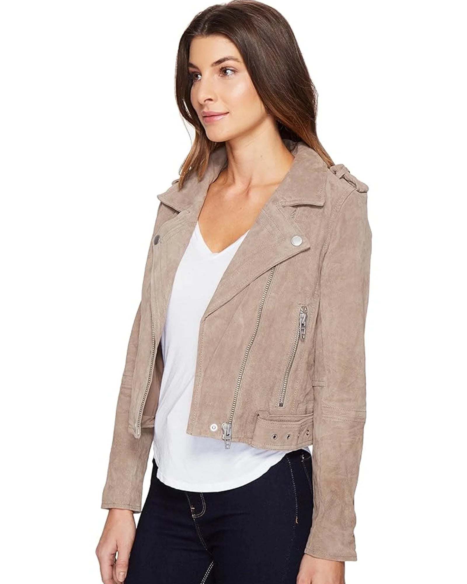 Blank NYC Suede Moto Jacket