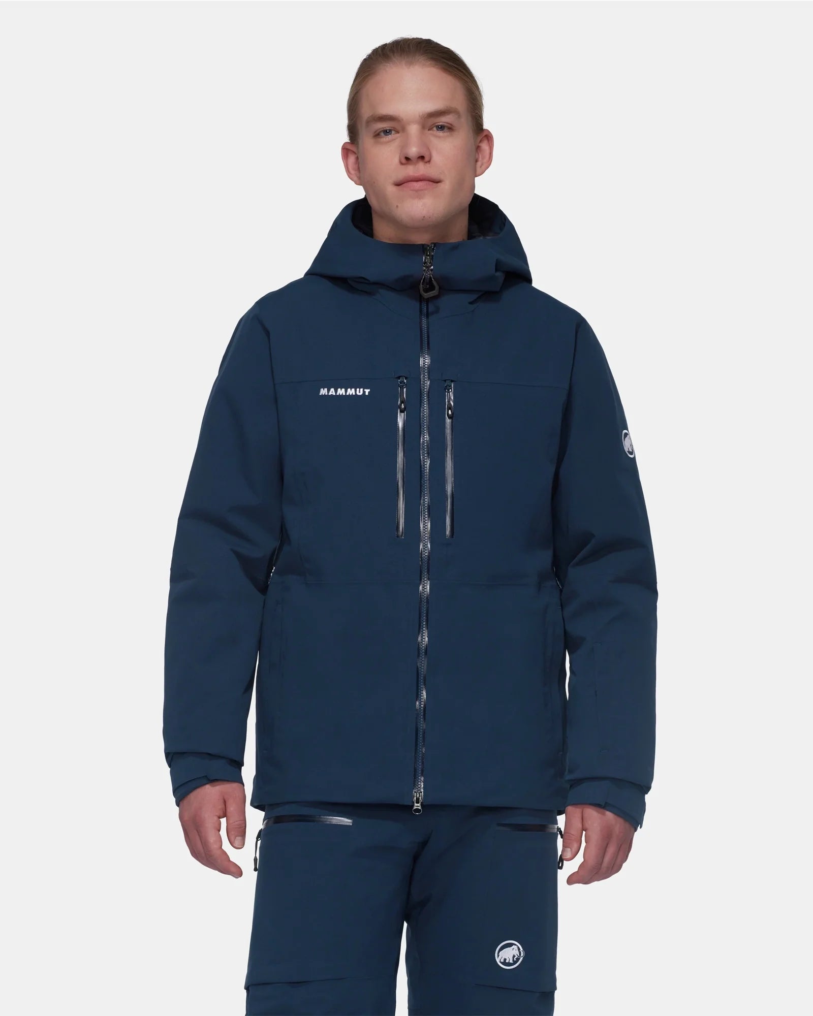 Blue-Mammut-Ski-Jacket