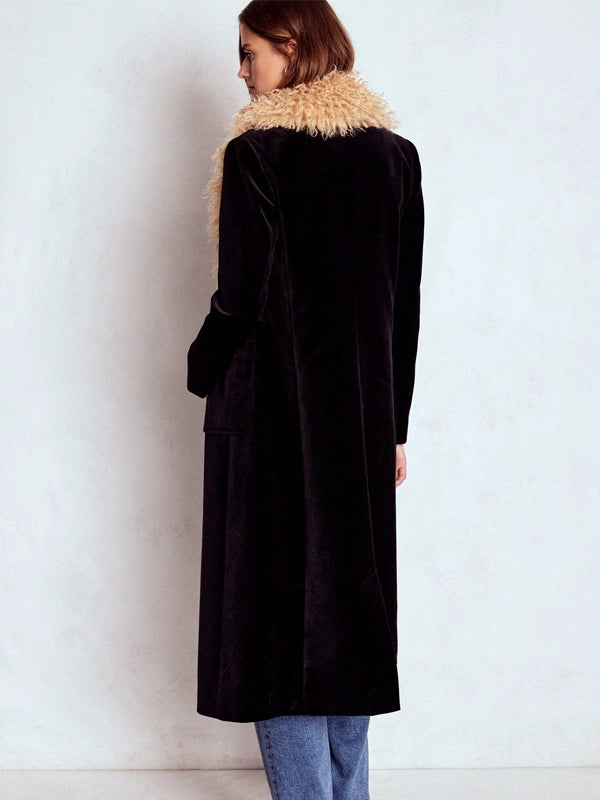 Boden-women-fur-tipped-coat-black