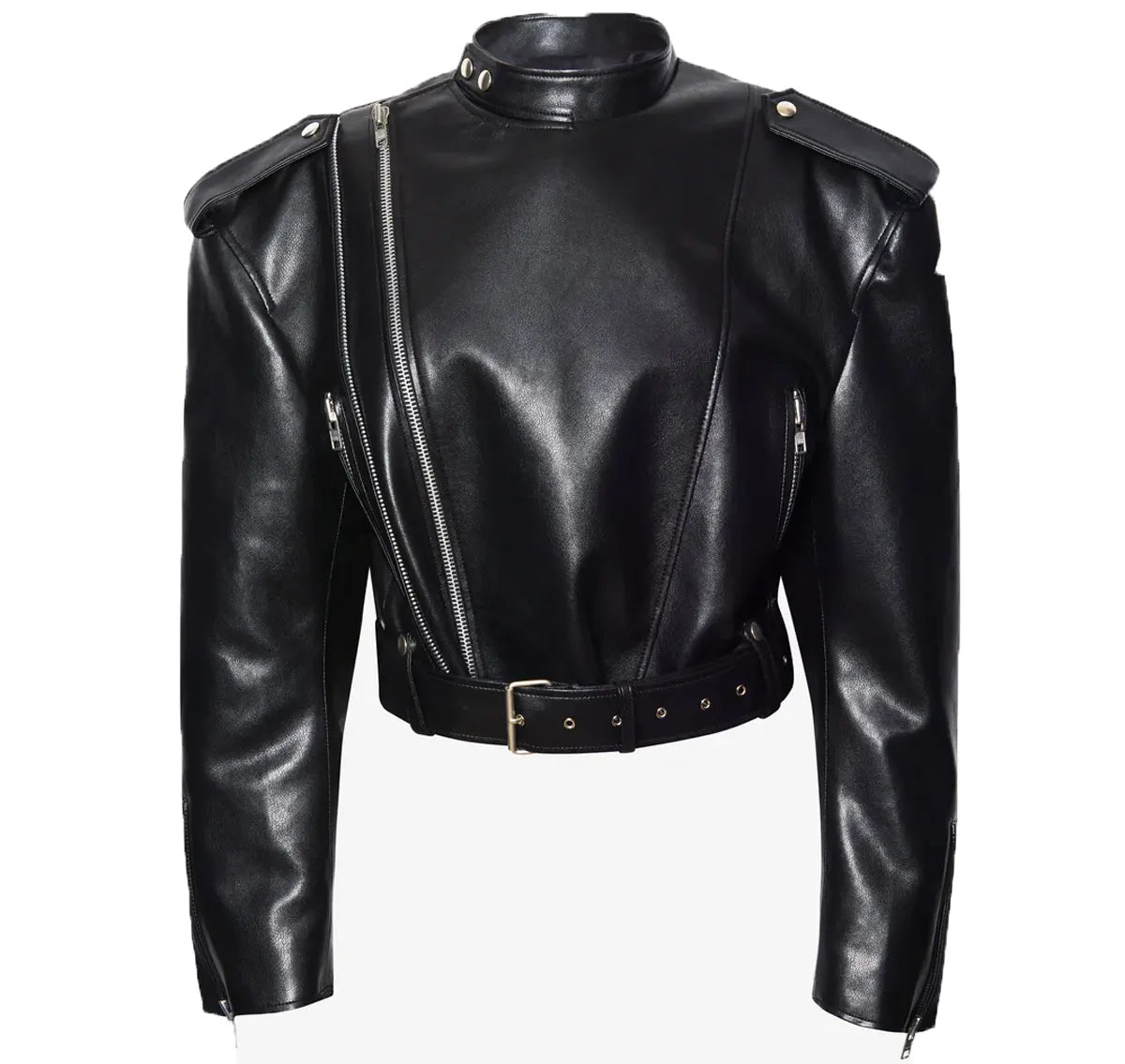 Boxy Leather Jacket