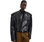 Boxy Leather Jacket