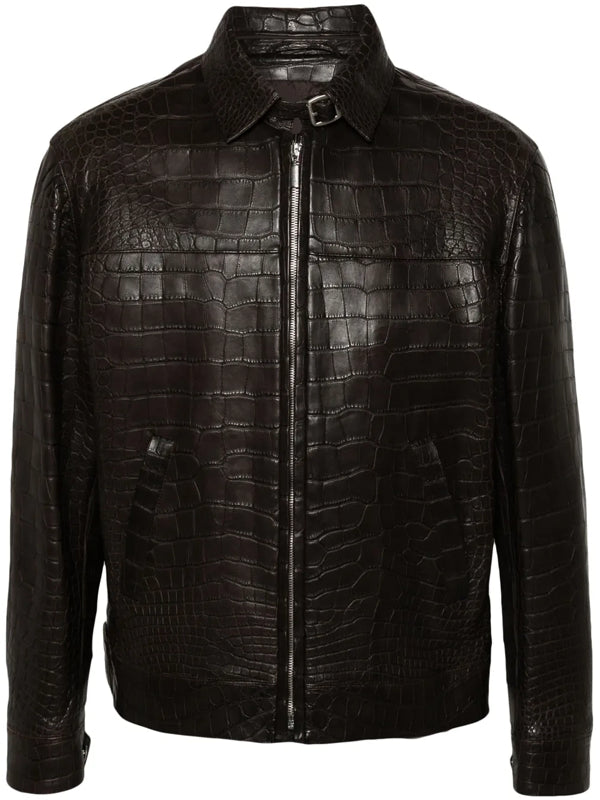 Brioni-Mens-Black-Embossed-Leather-Jacket