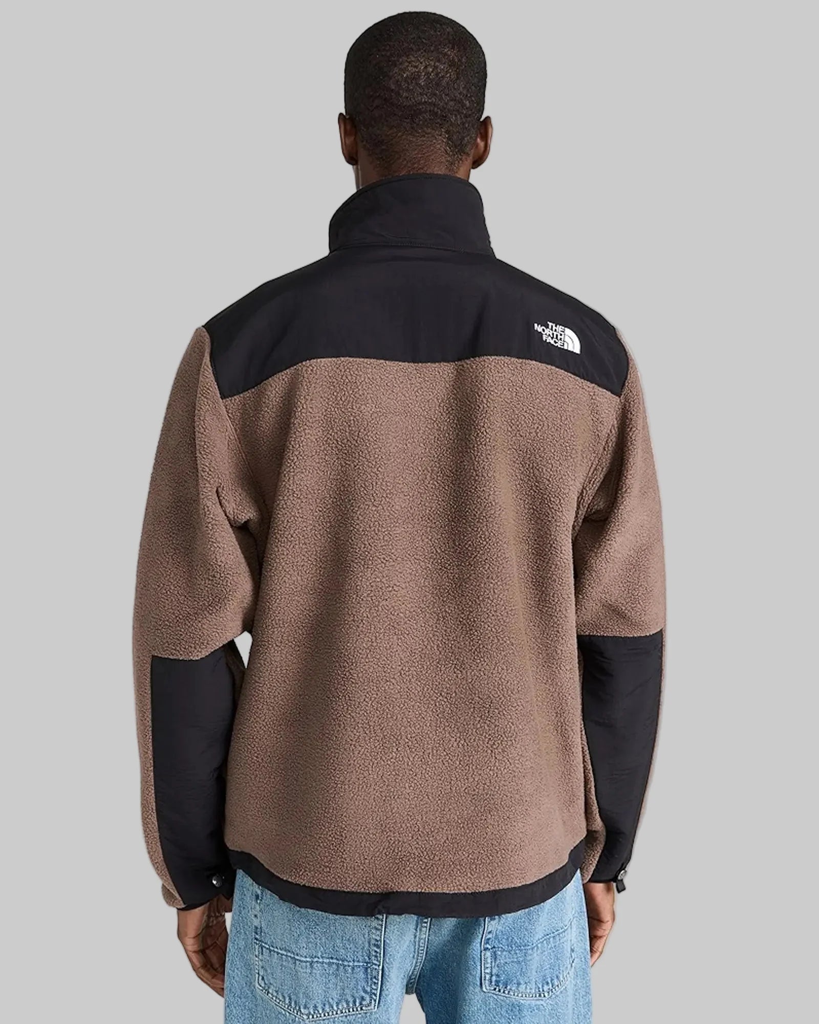 Brown-Denali-North-Face-Jacket-Back