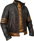 Brown Real Leather Jacket - 2024