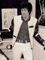 Bruce Lee Jacket White