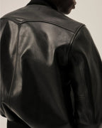 Buck Mason Leather Jacket For Sale