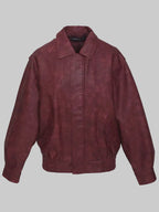 Burgundy-LIONESS-Kenny-Bomber-Jacket