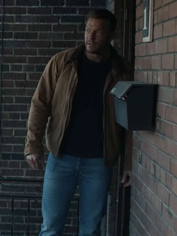 Buy Alan Ritchson Reacher S02 Brown Jacket