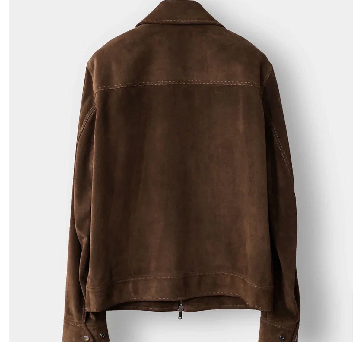 Buy_Brown_Suede_Bomber_Jacket