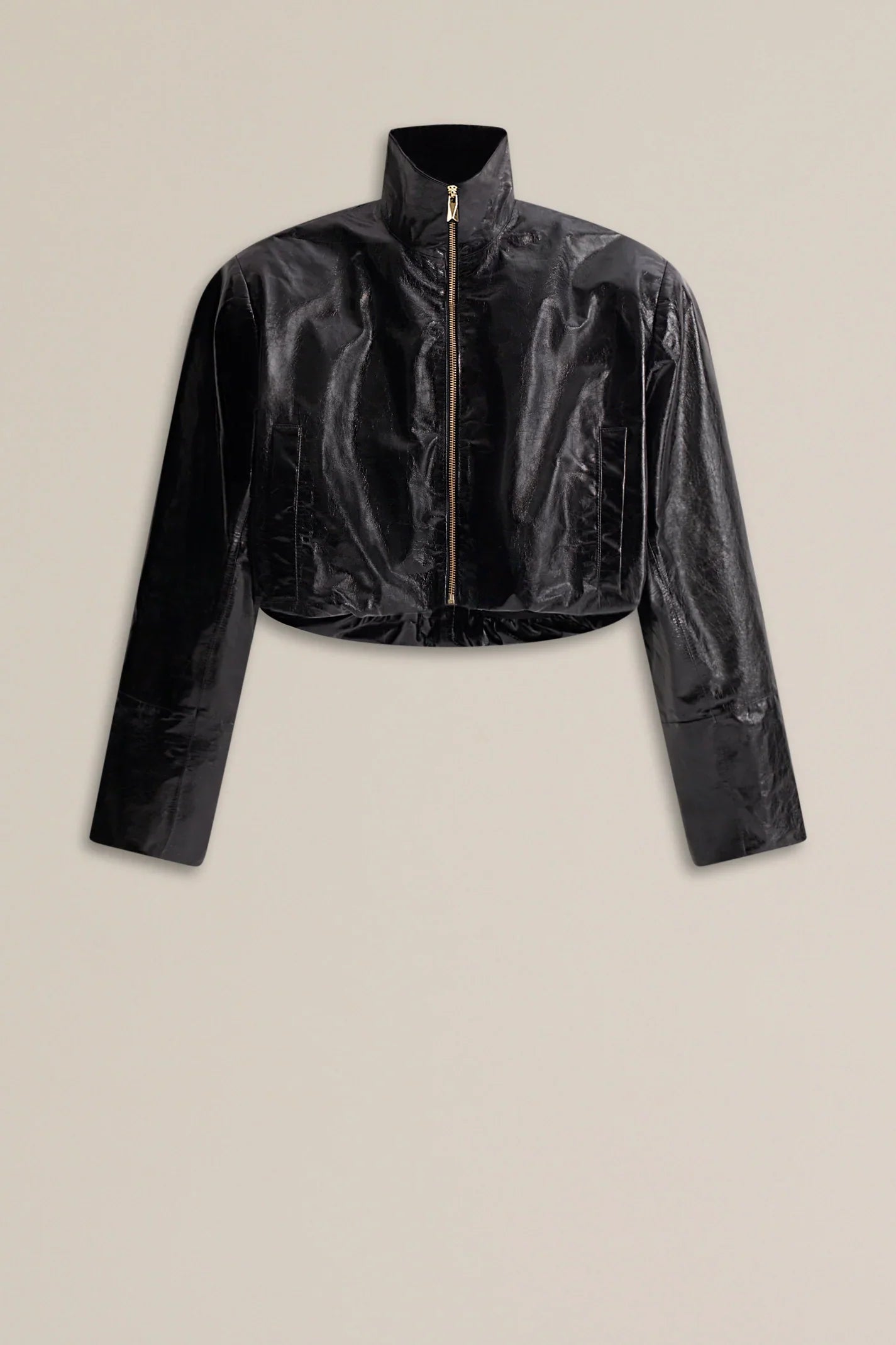 Buy_Funnel_Neck_Leather_Jacket_For_Women