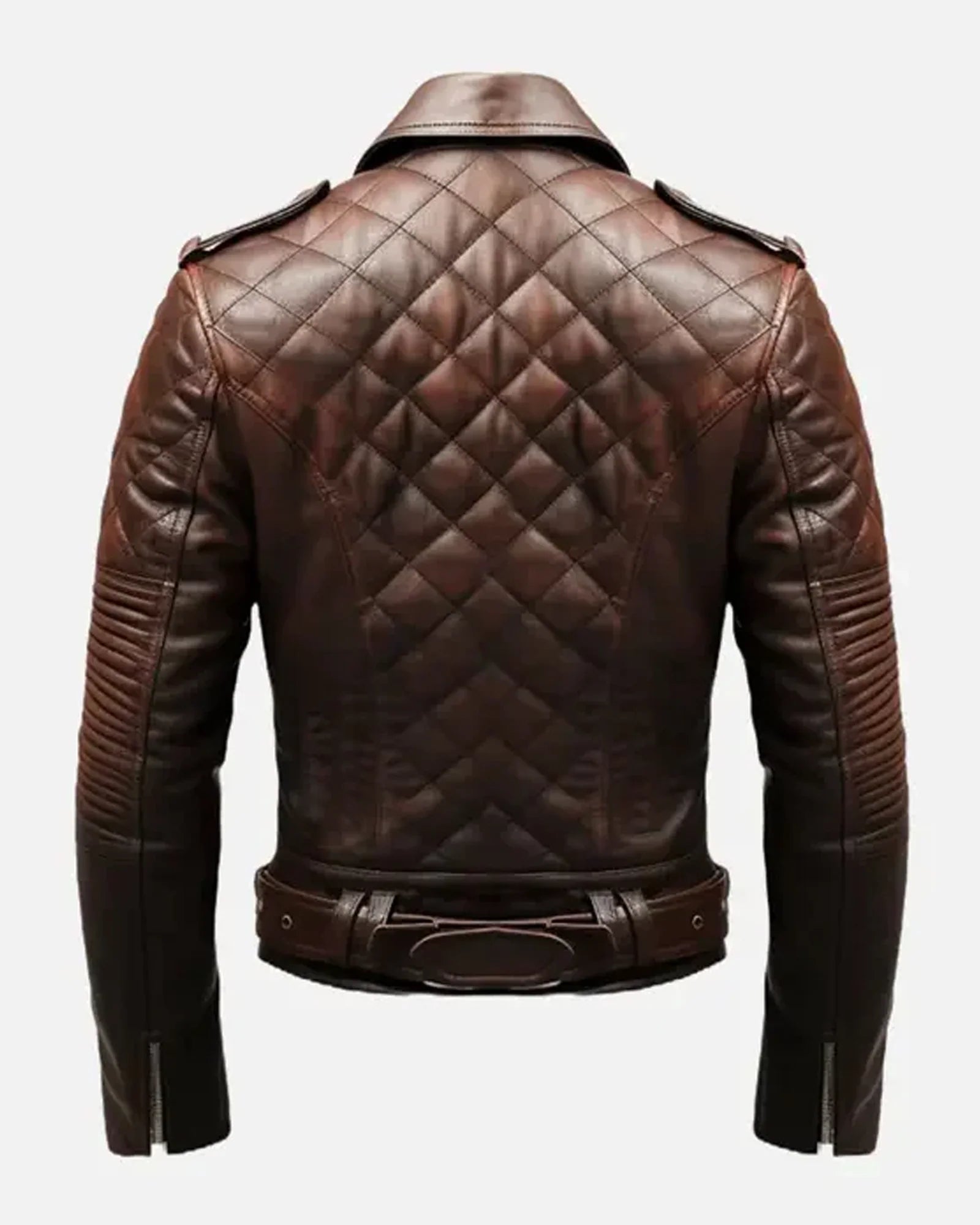 Mens Leather Motorcycle Jacket