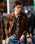 Timothee Chalamet Brown Jacket
