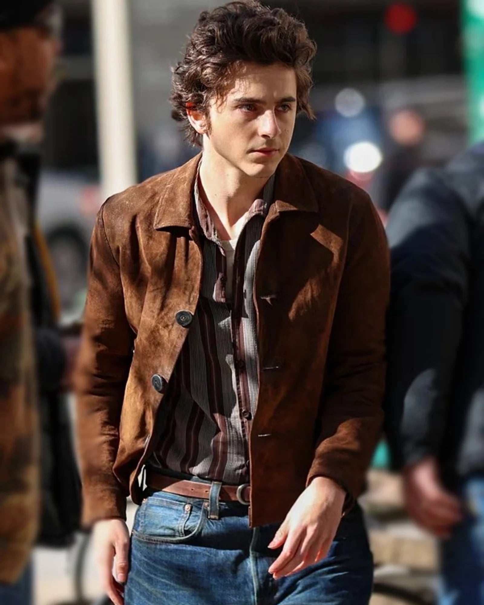 Timothee Chalamet Brown Jacket