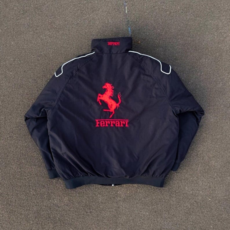 Buy Vintage Y2K Ferrari Racing Formula One Rare Hype Jacket