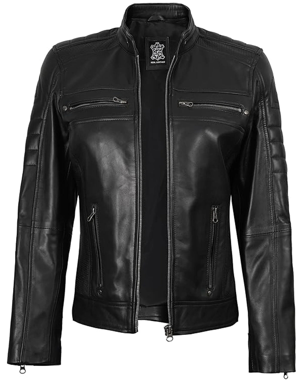 Cafe-Racer-Slim-Fit-Black-Real-Leather-Jacket