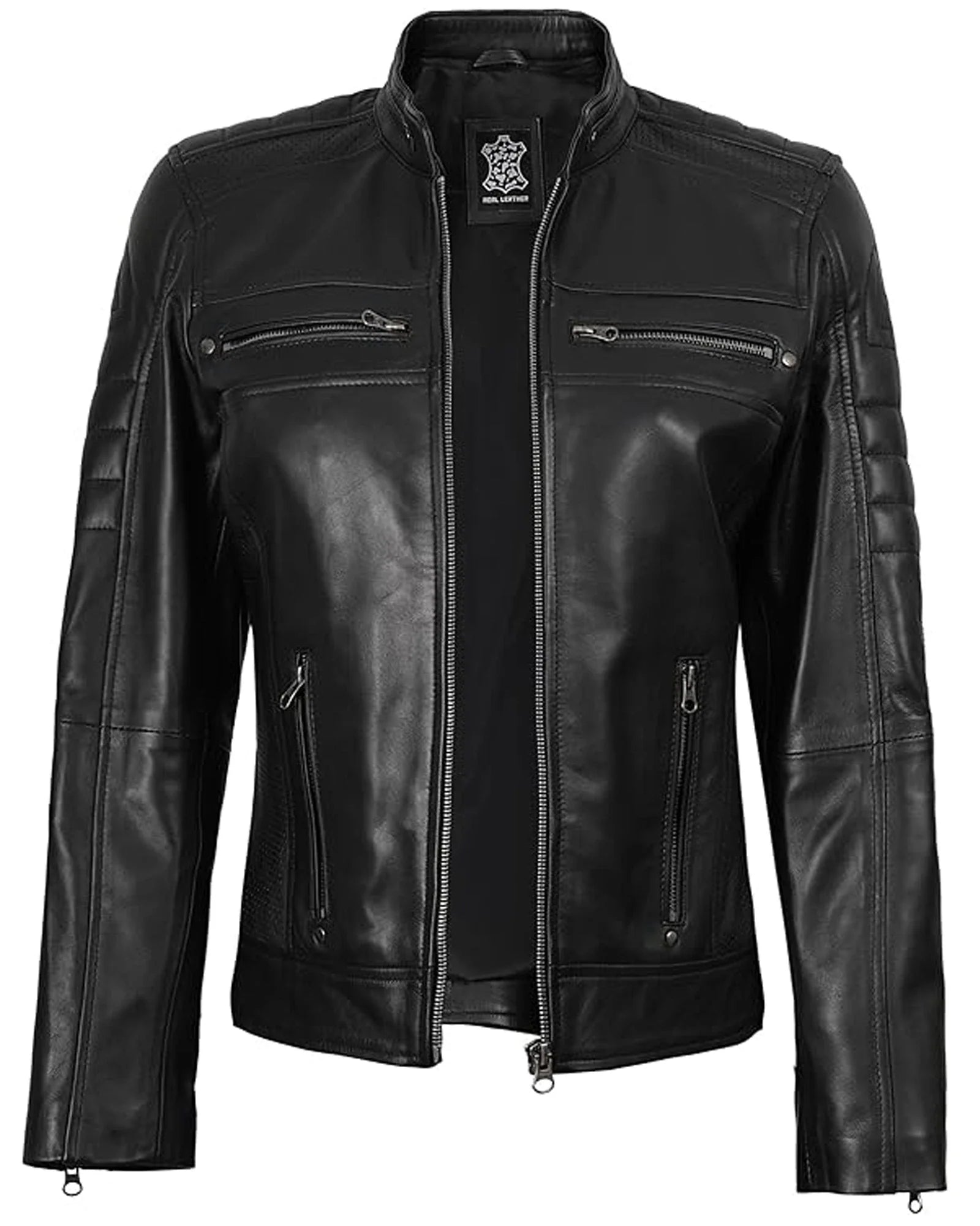 Cafe-Racer-Slim-Fit-Black-Real-Leather-Jacket