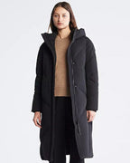 Meghan Markle Calvin Klein Quilted Maxi Puffer Jacket