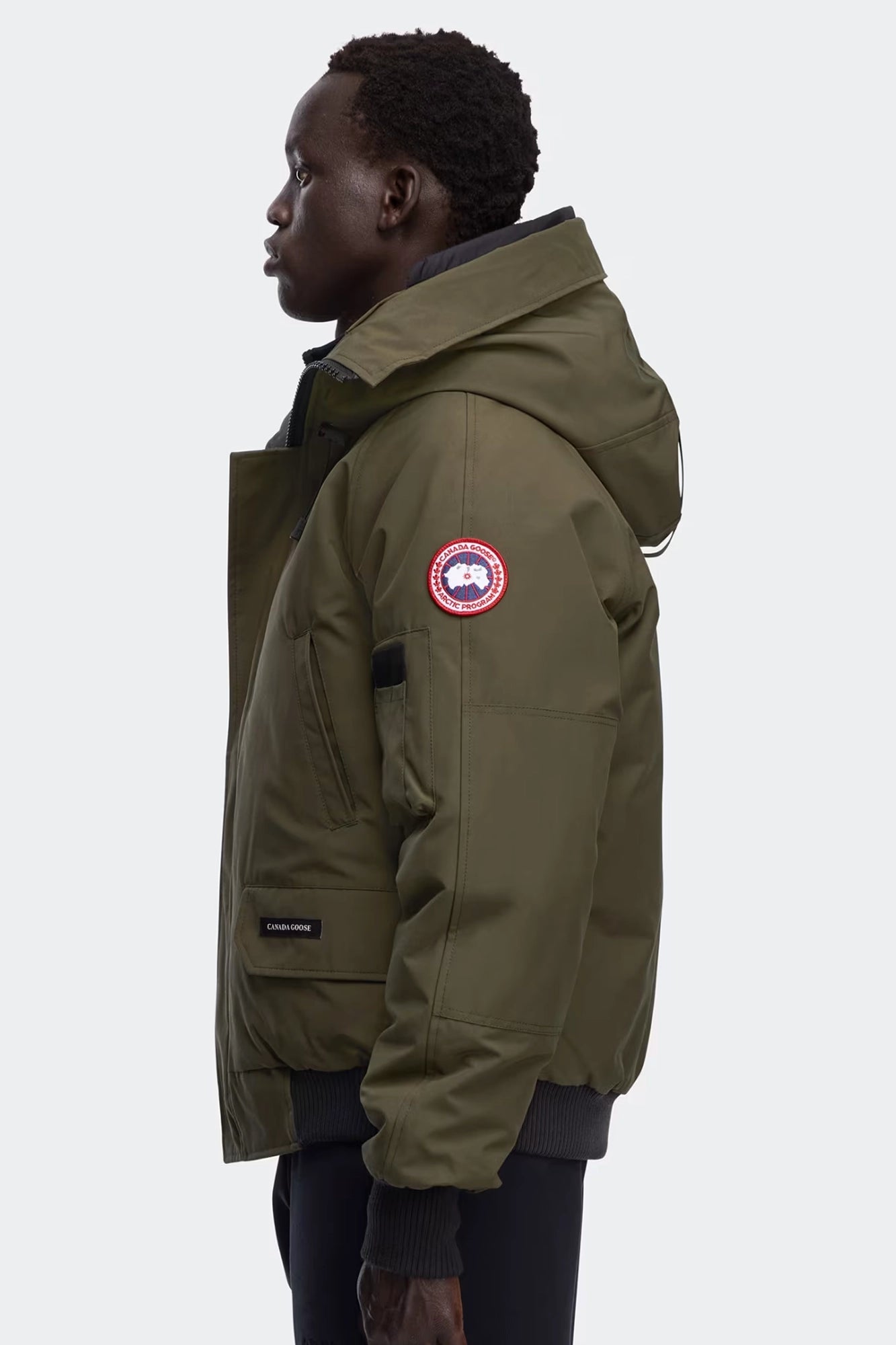 Canada-Goose-Chilliwack-Bomber-In-Military-Green