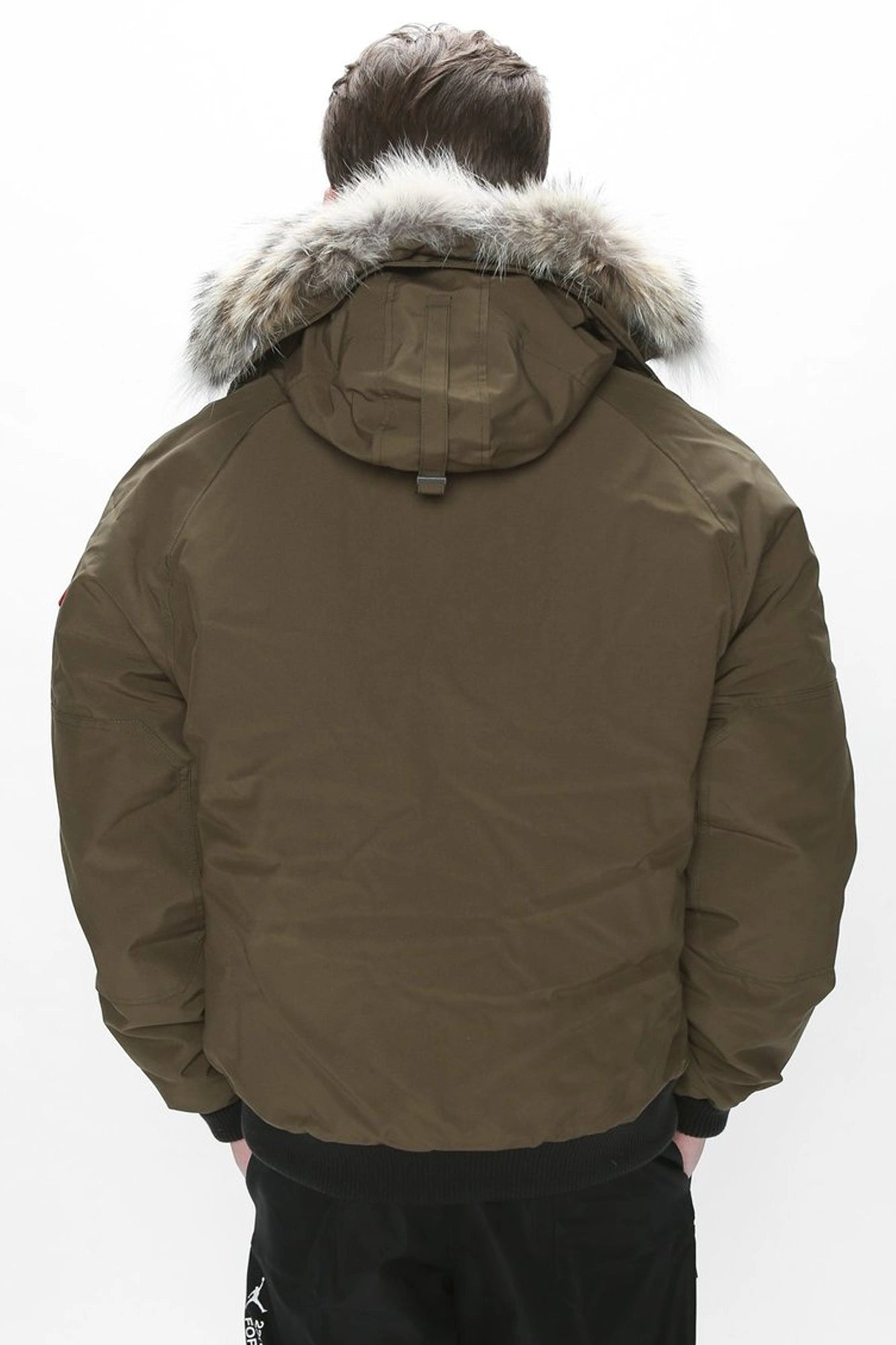 Canada-Goose-Chilliwack-Bomber-Military-Green-Jacket-Back