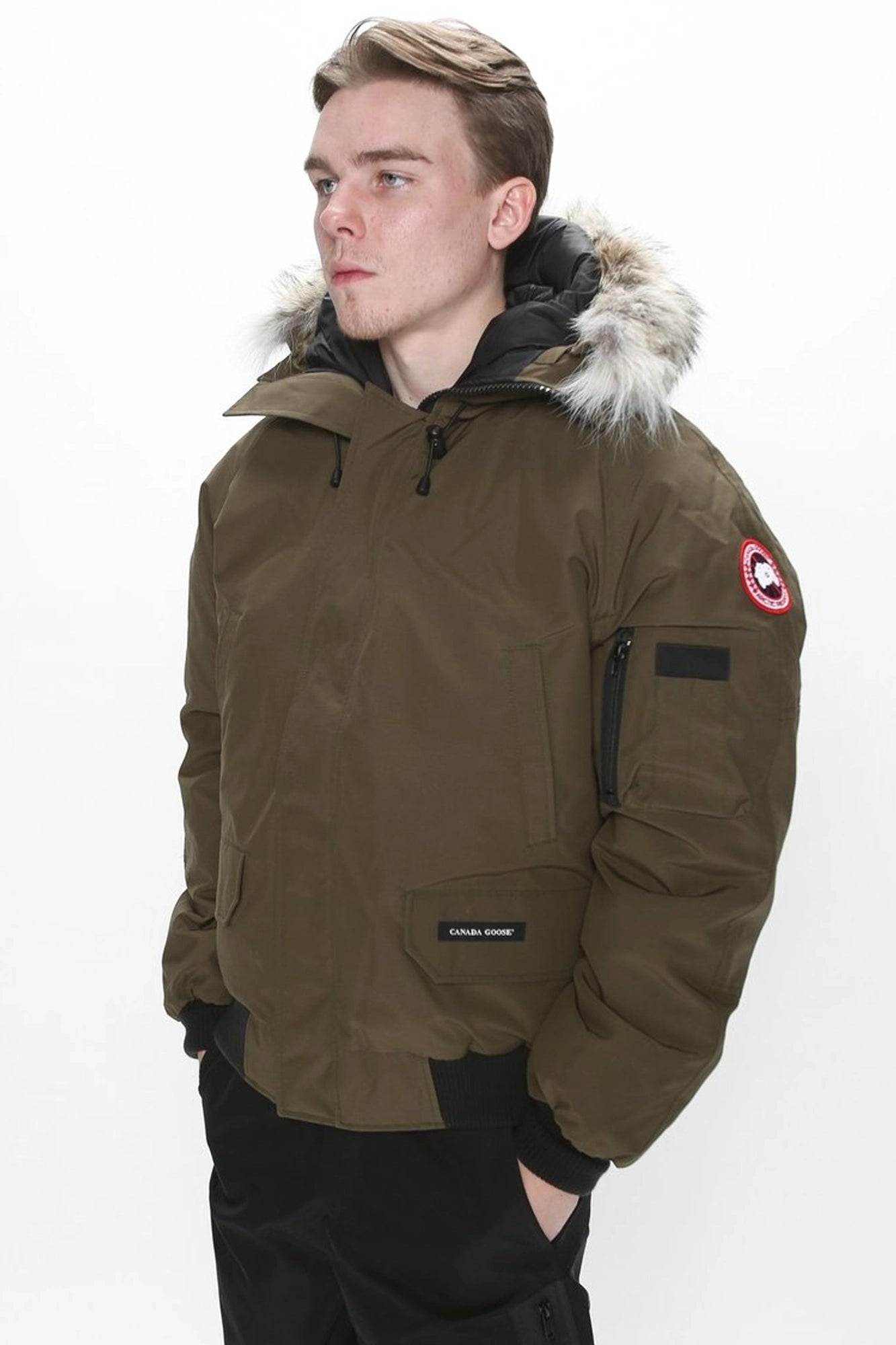 Canada-Goose-Chilliwack-Bomber-Military-Green-Jacket