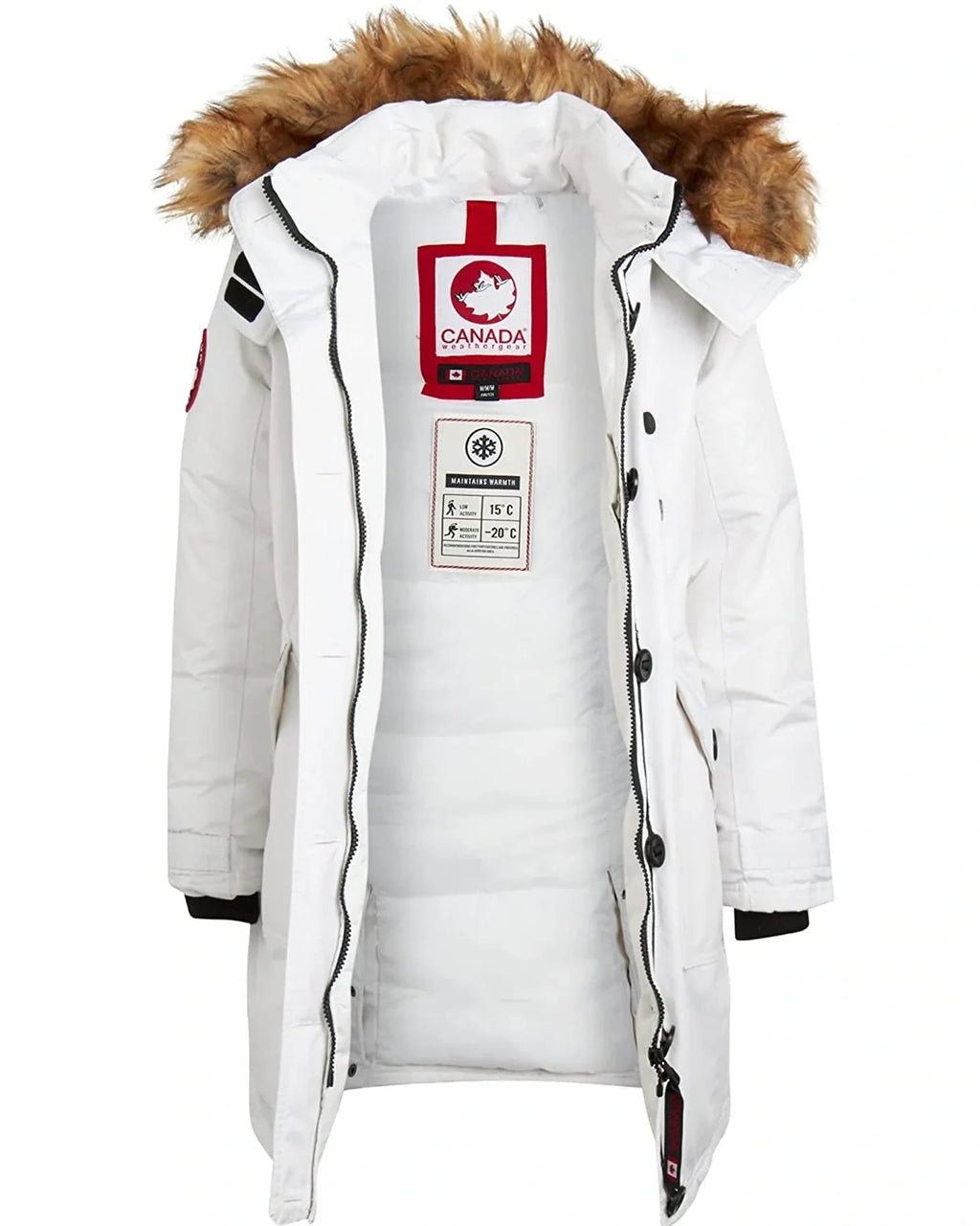 Canada-Weather-Gear-Jacket-White