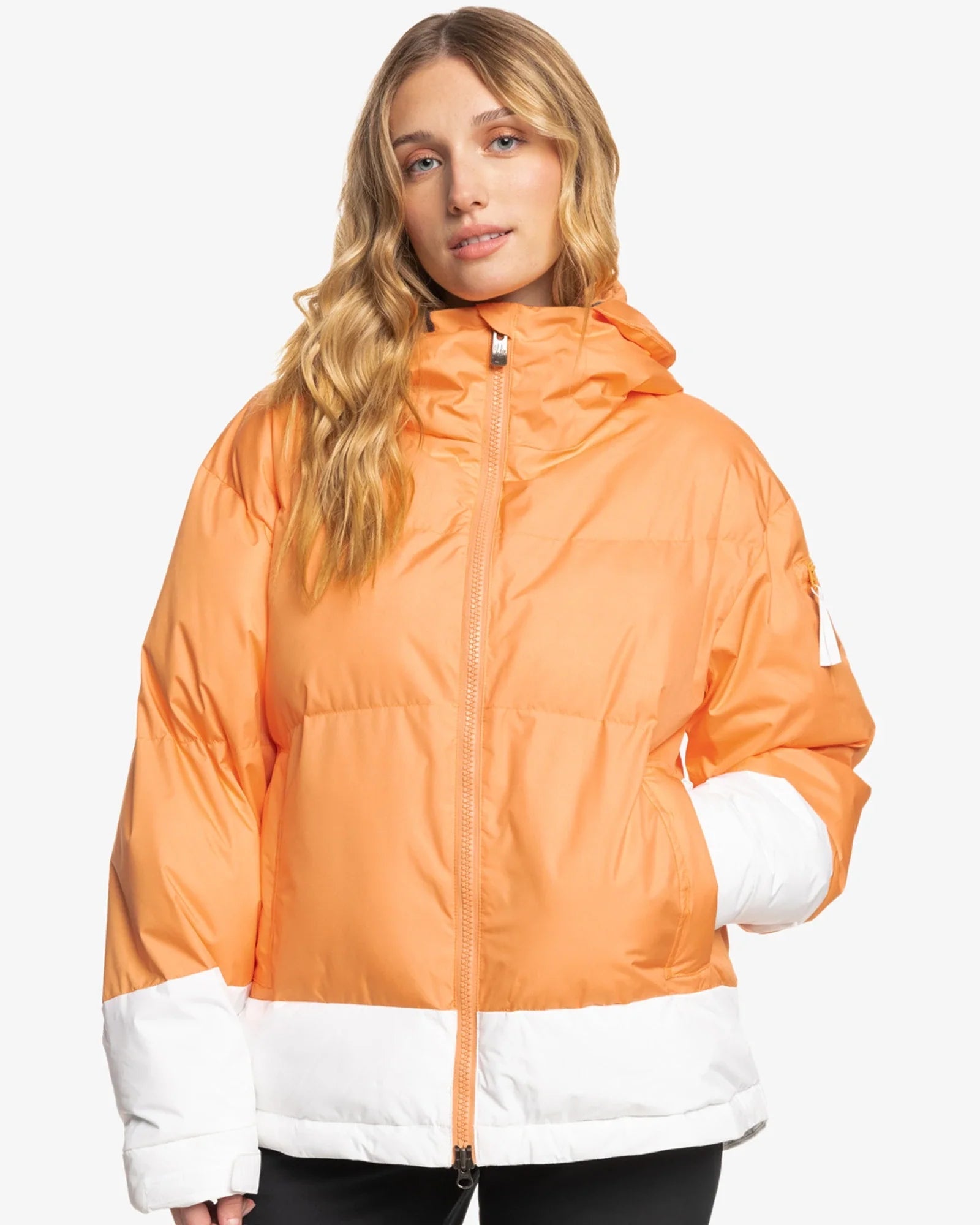 Chloe-Kim-Roxy-Snowboard-Jacket-Orange
