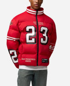 Christian McCaffrey 49ers Off Season Puffer Jacket Zing Apparel