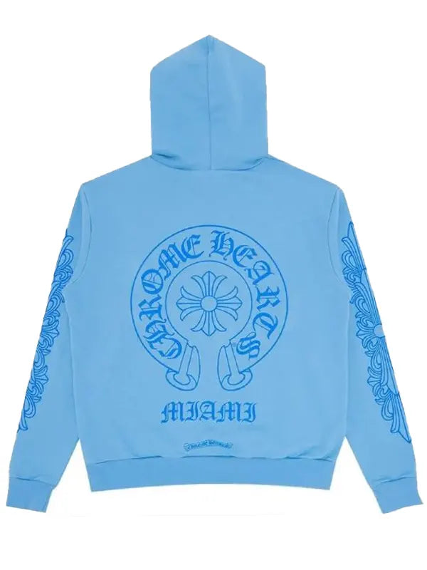 Chrome Hearts Hoodie Blue
