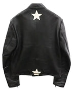 Chrome Hearts Star Patch Leather Racing Jacket
