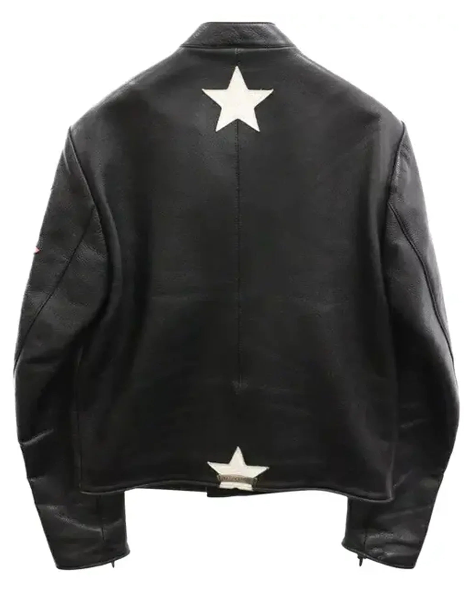 Chrome Hearts Star Patch Leather Racing Jacket