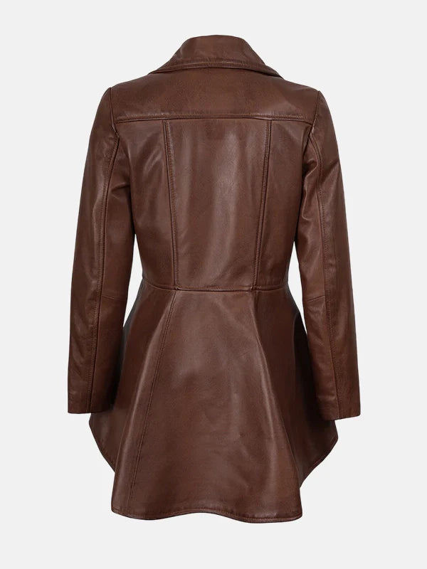 Cognac_Peplum_Brown_Leather_Jacket