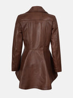 Cognac_Peplum_Brown_Leather_Jacket