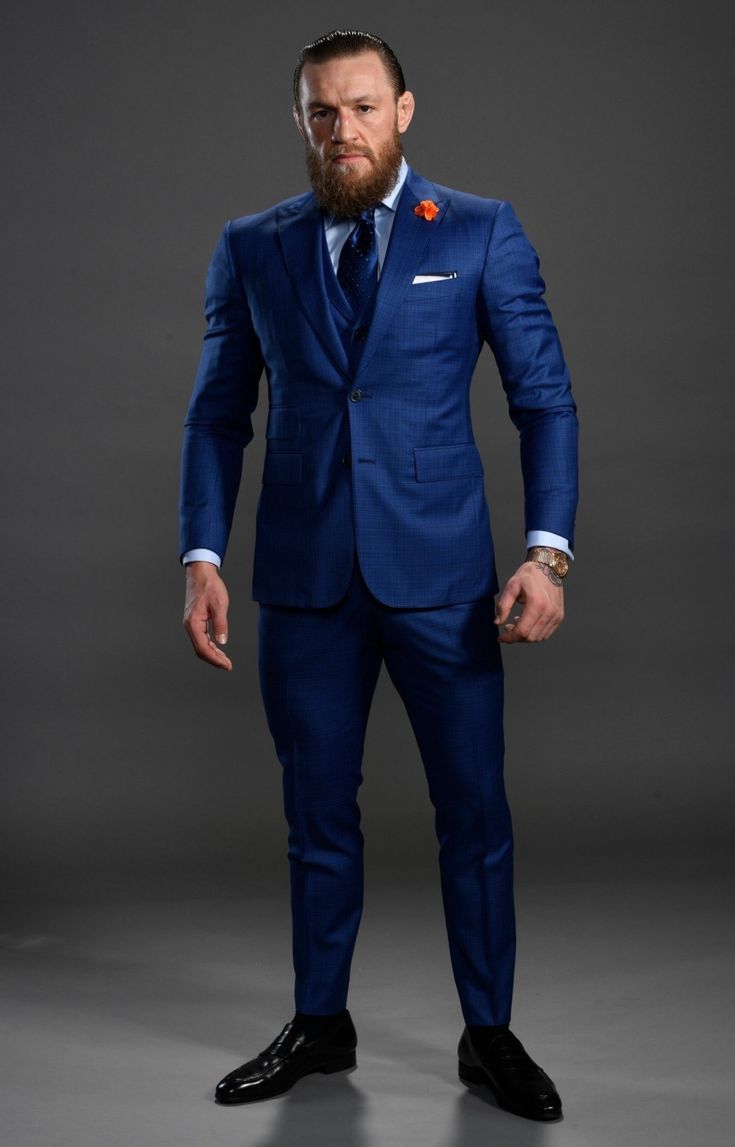 Conor Mcgregor Blue Suit