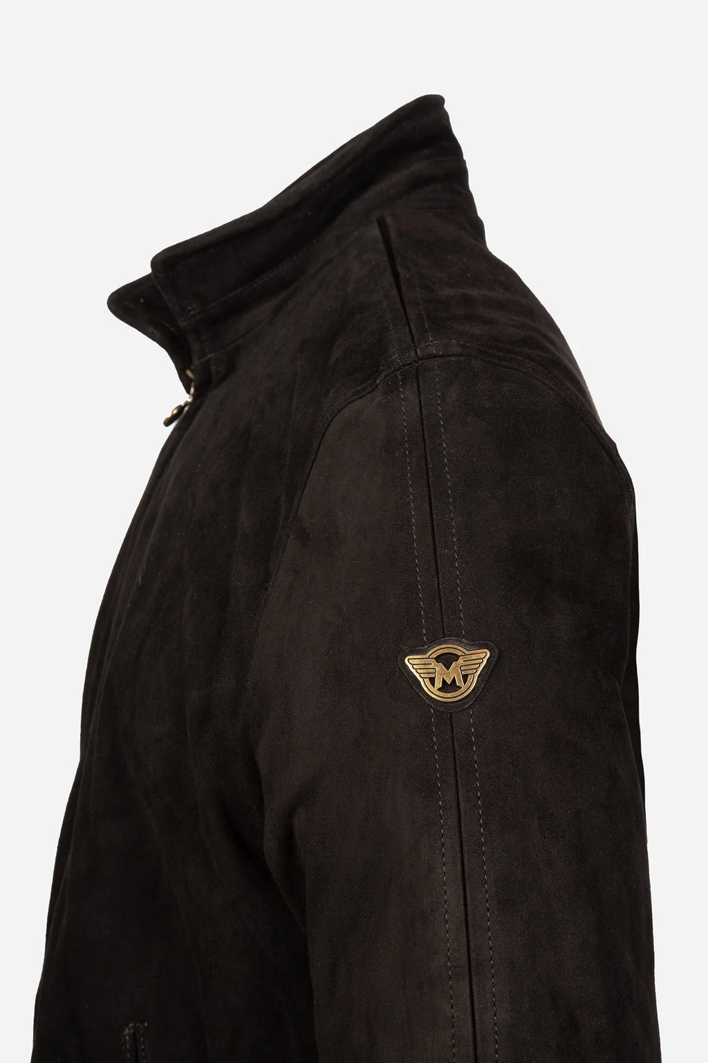 Craig suede bomber jacket brown elegant design
