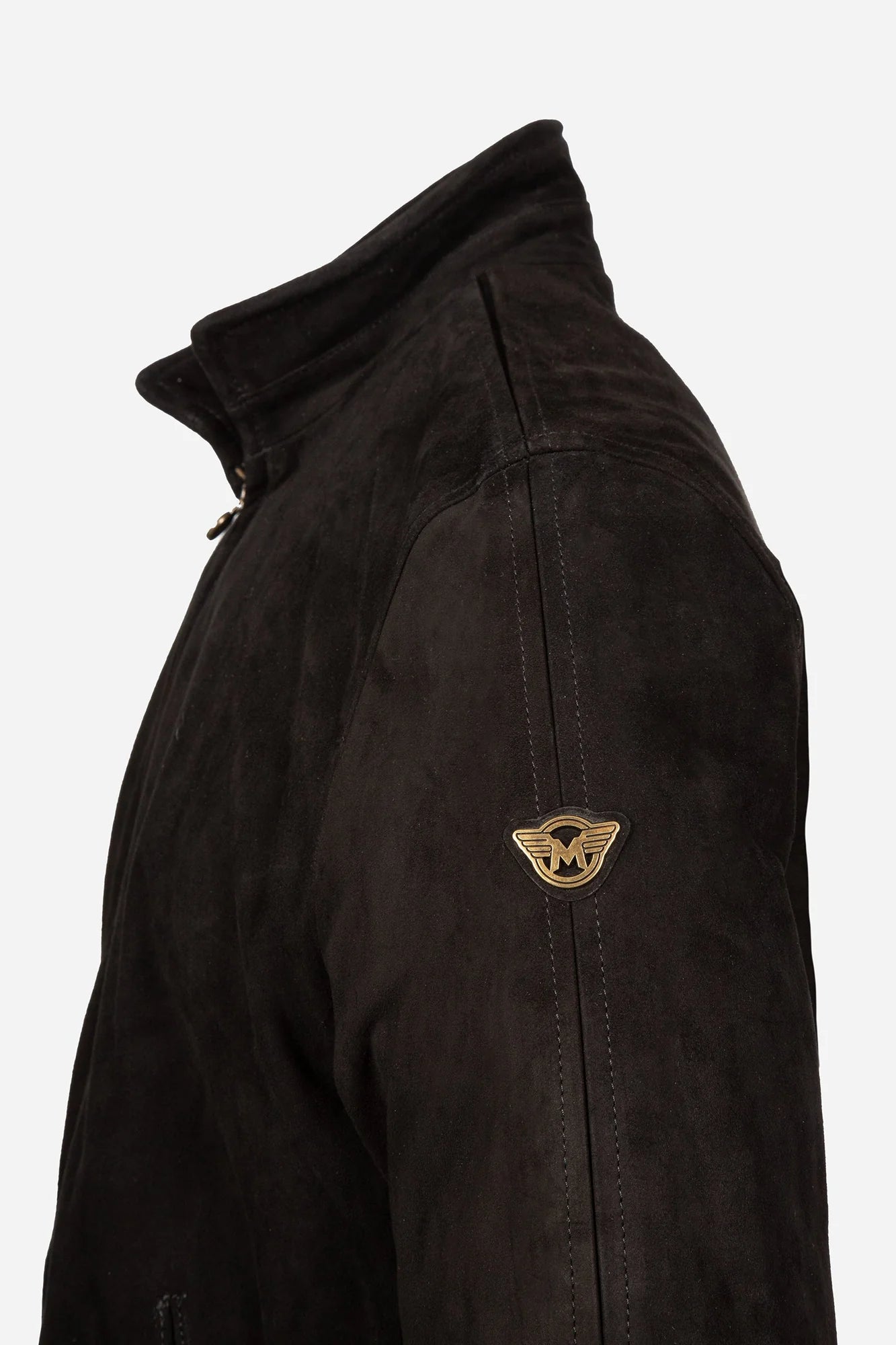 Craig suede bomber jacket brown elegant design