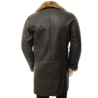 Pilot Sheepskin Black Shearling Jacket For Men Zing Apparel